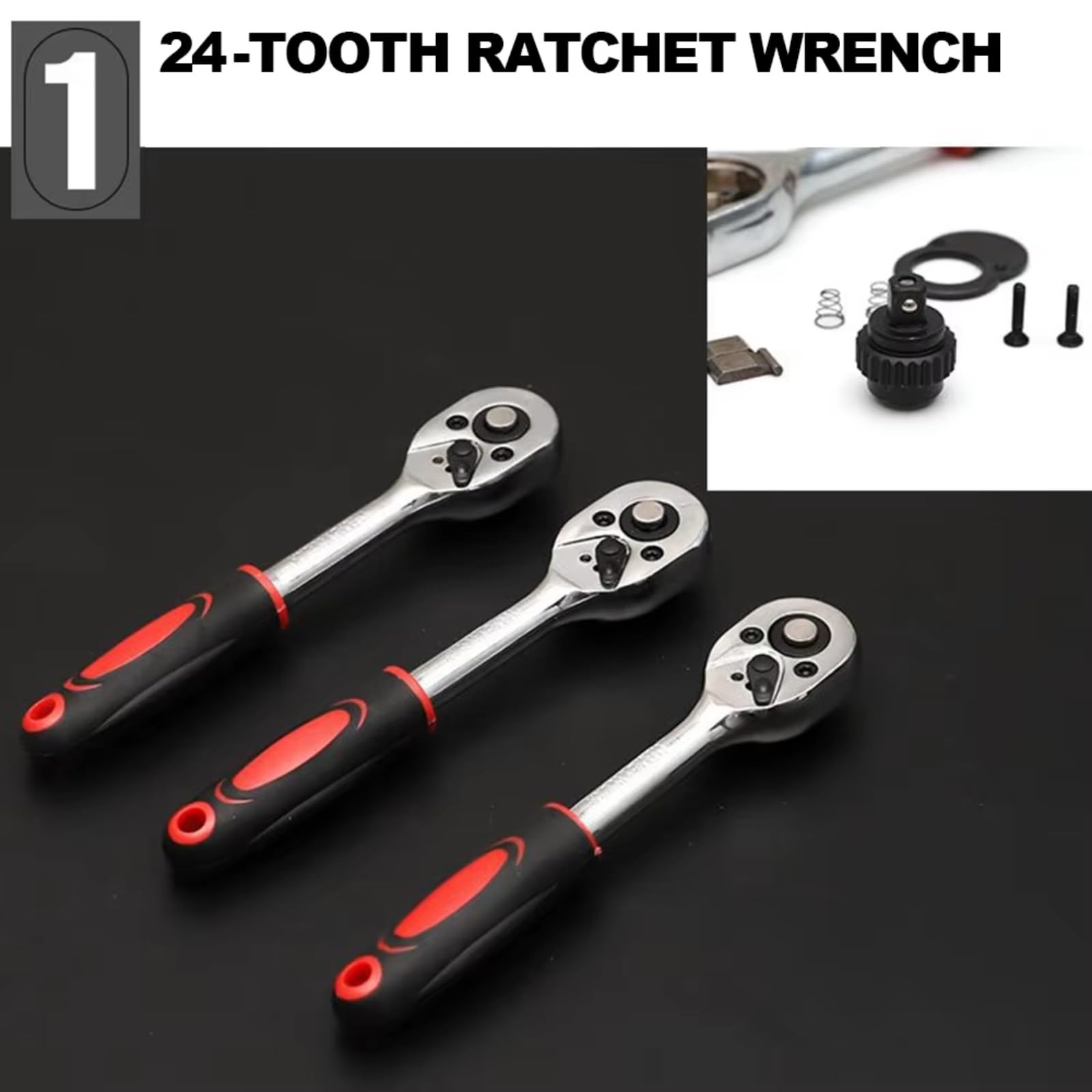 Maletín herramientas multiusos 46 Unids/set Herramientas Reparación Automóviles Llave Dinamométrica Trinquete Llave Inglesa Destornillador Multifuncional Para Combo Kits Coches