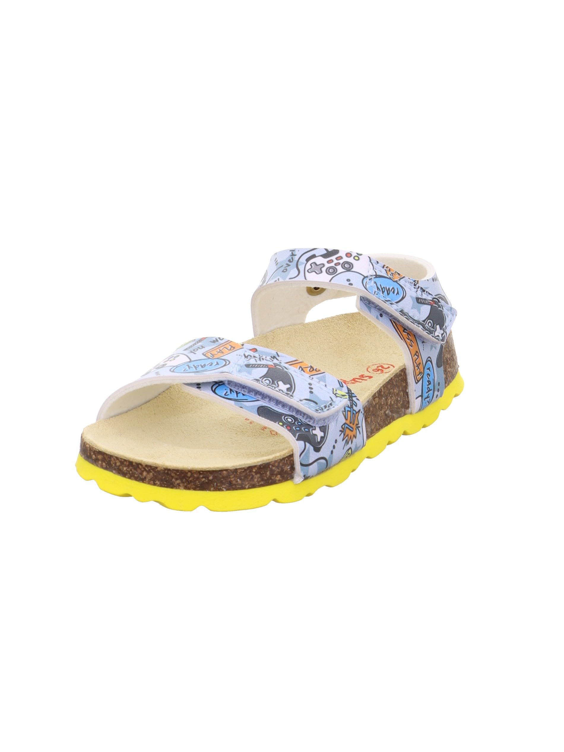 Superfit Footbed Slippers, Grey/Green 2010, 38 EU, Grey Green 2010., 5 UK