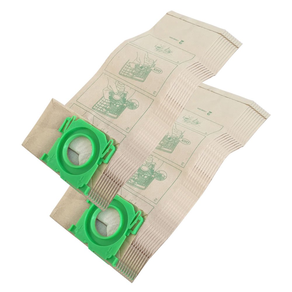 MohMus 20 Vacuum Cleaner Dust Bags For Sebo Airbelt C Serie | Automatic X1, X2, X3, X4, X5, X6, X7, X8, G, MC, XP Serie | Professional G, G1, G2 | TM 375, TM375, TM 455, TM455 | 370 470 electronic