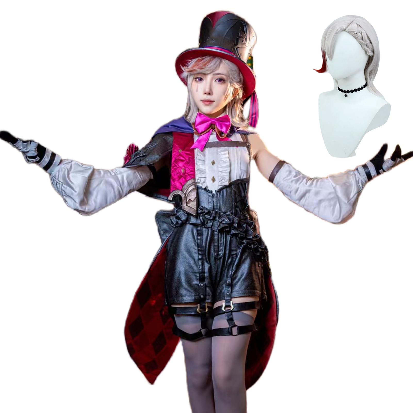 原神 リネ コスプレ衣装 三分妄想1/3Delusion】原神 Genshin リネ-Lyney コスプレ衣装