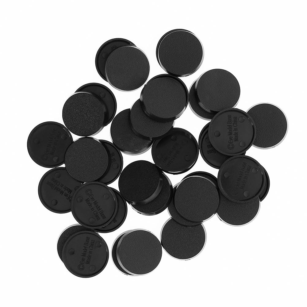 Ahandmaker - 60 Bases Redondas Para Figuras De 25 Mm, 40 Mm | Envío gratis