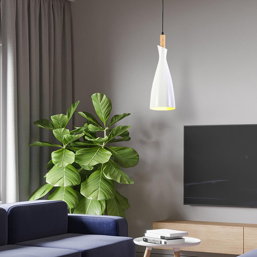 Lampada A Sospensione Minimalista Con Paralume In Metallo