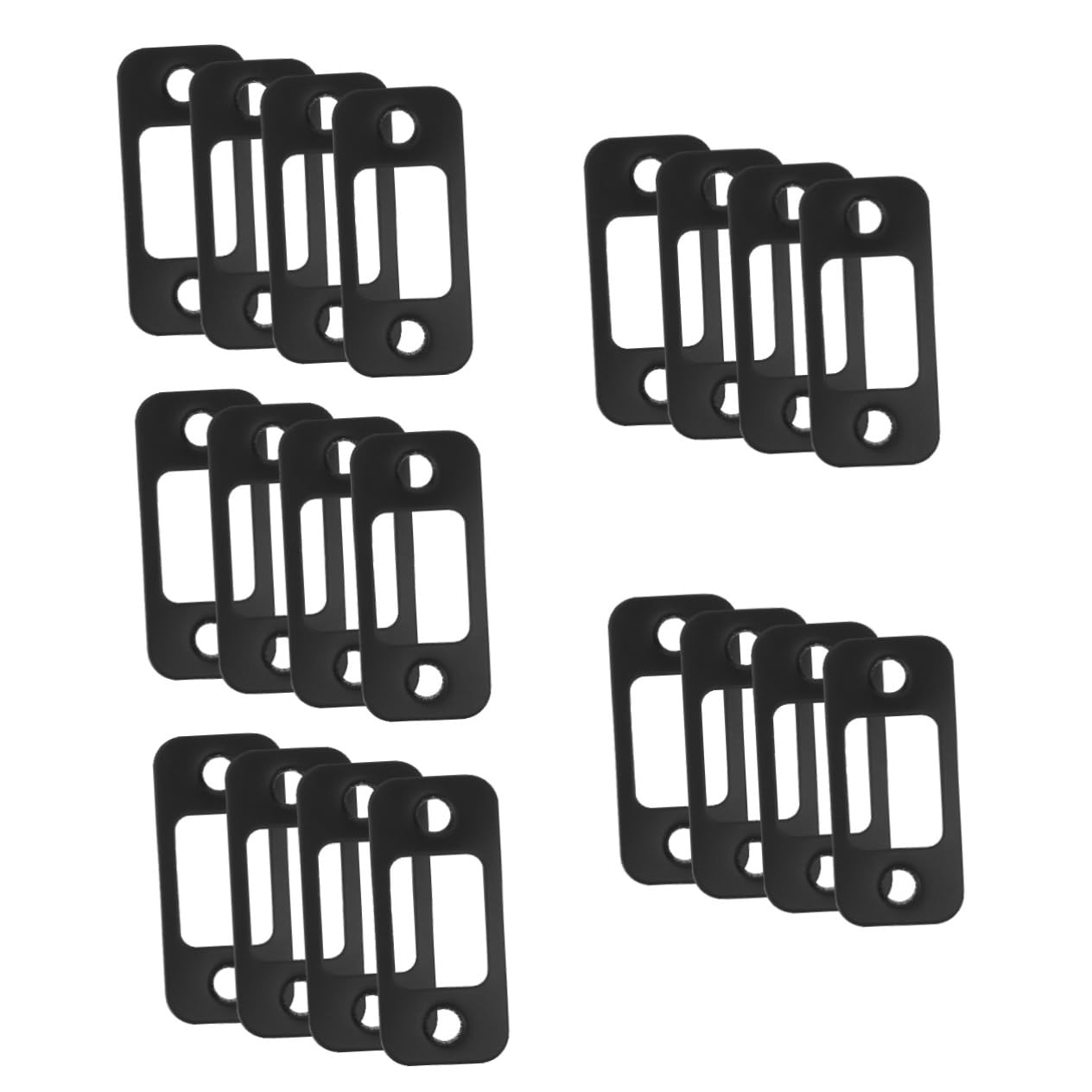 Uonlytech 20pièces Plaques De Gâche De Sécurité Inoxydable Pour Renforcement De Serrure De Porte Entrée