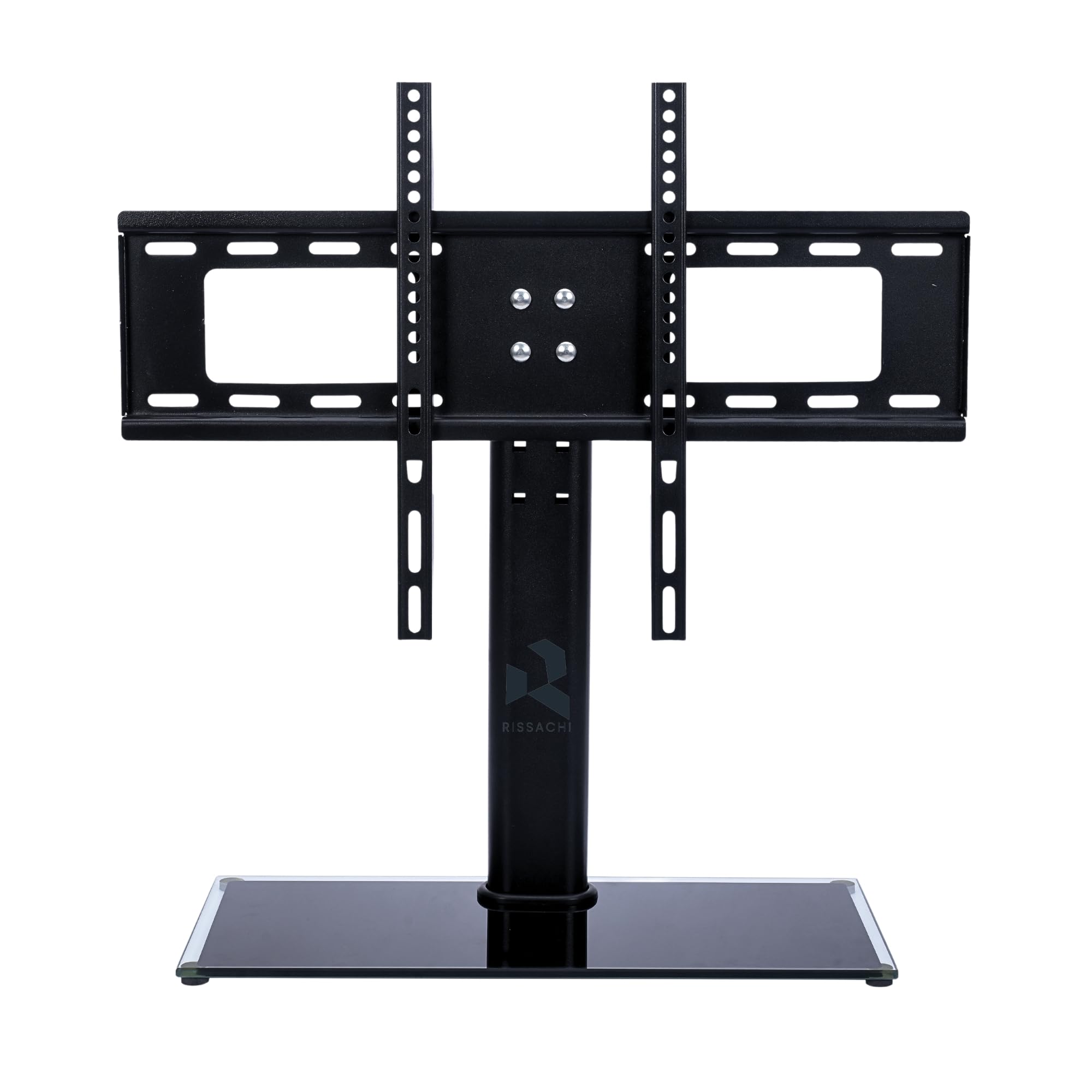 RISSACHI TV Floor Stand | TV Table Stand for 26-32 Inch LED/LCD, Top Leg Stand Universal with Tempered Glass Base Adjustable TV Stand Mount (B0DGGXLYK1) Amazon Price History, Amazon Price Tracker