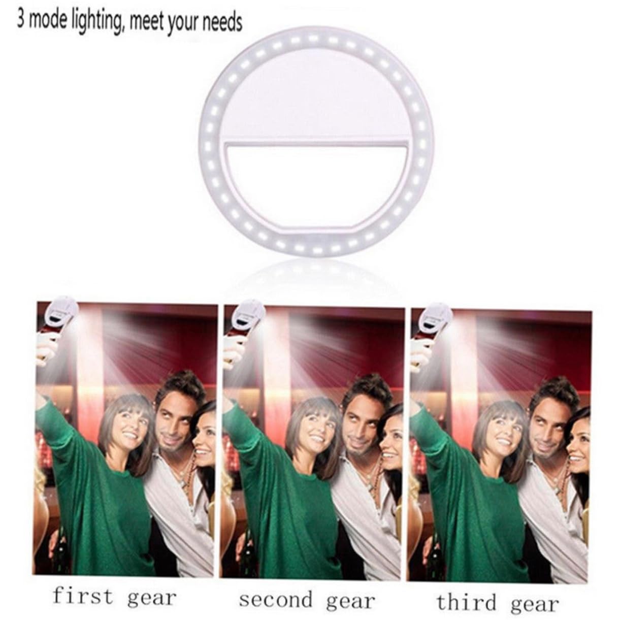 Balacoo Selfie Phone Ring Light Mode Brightness for Photography for Low Light Conditions for Medical Forensic