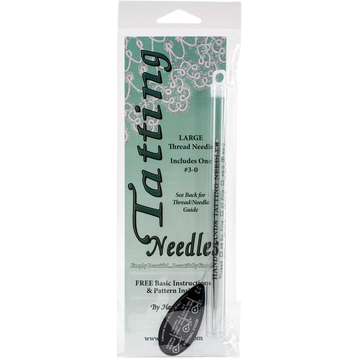 Handy Hands 1 Needle with Threader (N3) Tatting Needle
