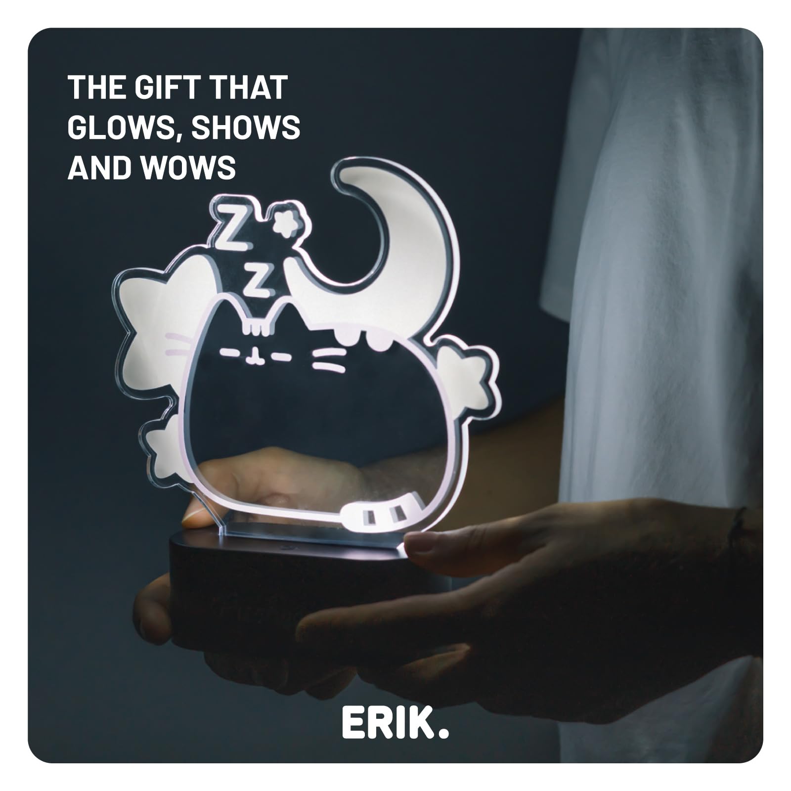 Grupo Erik Lamp - Pusheen | LED Lamp, Night Light, Kids Lamp, LED Desk Lamp, Mood Lights, LED Table Lamp | Gaming Light, Gamer Gifts, Gaming Accessories