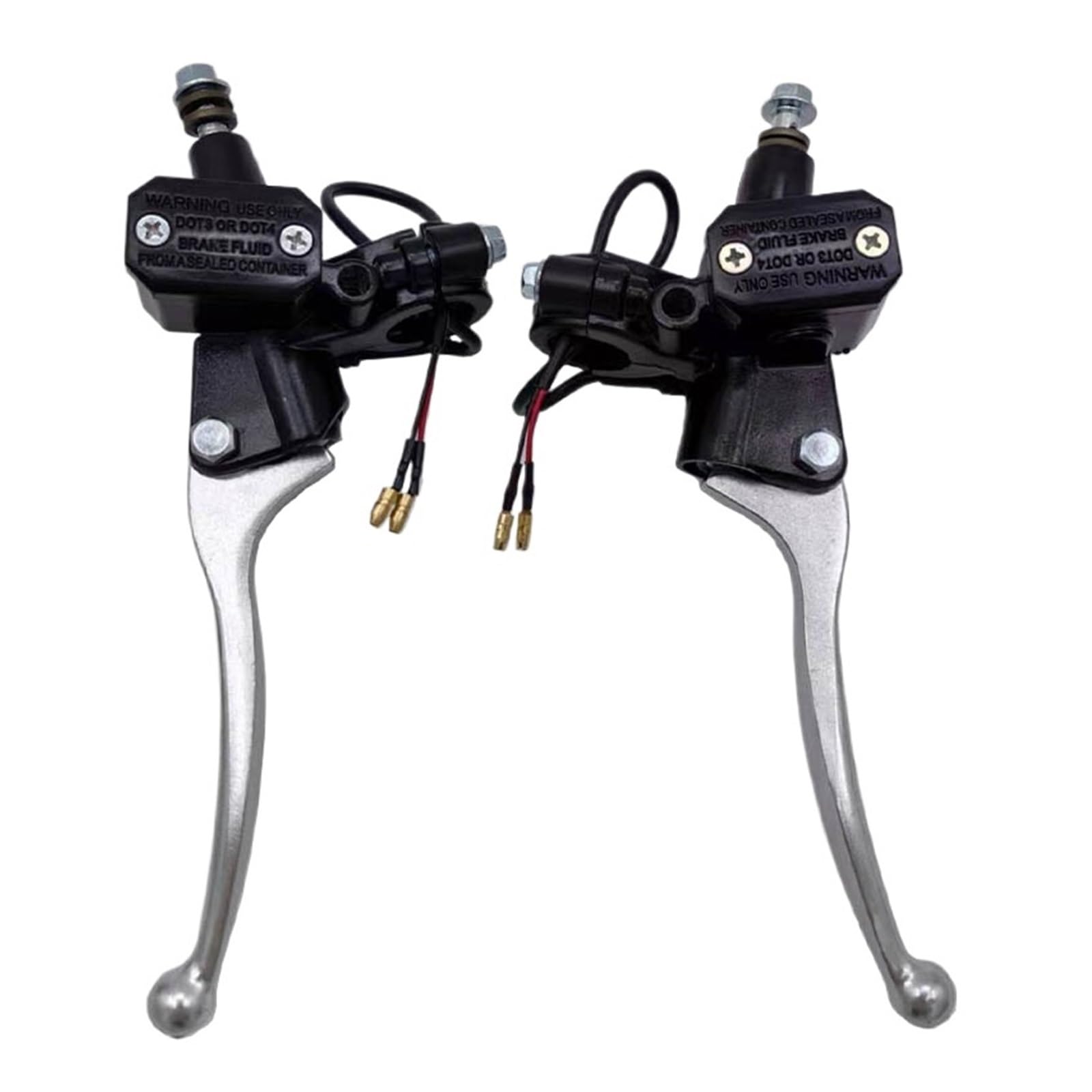 KTEBNWOSD Universal Motorcycle Master Cylinder Brake Clutch Lever Suitable for 50CC-250CC Earth Pit Bicycle Motorcycle Hydraulic Brake Clutchs Levers