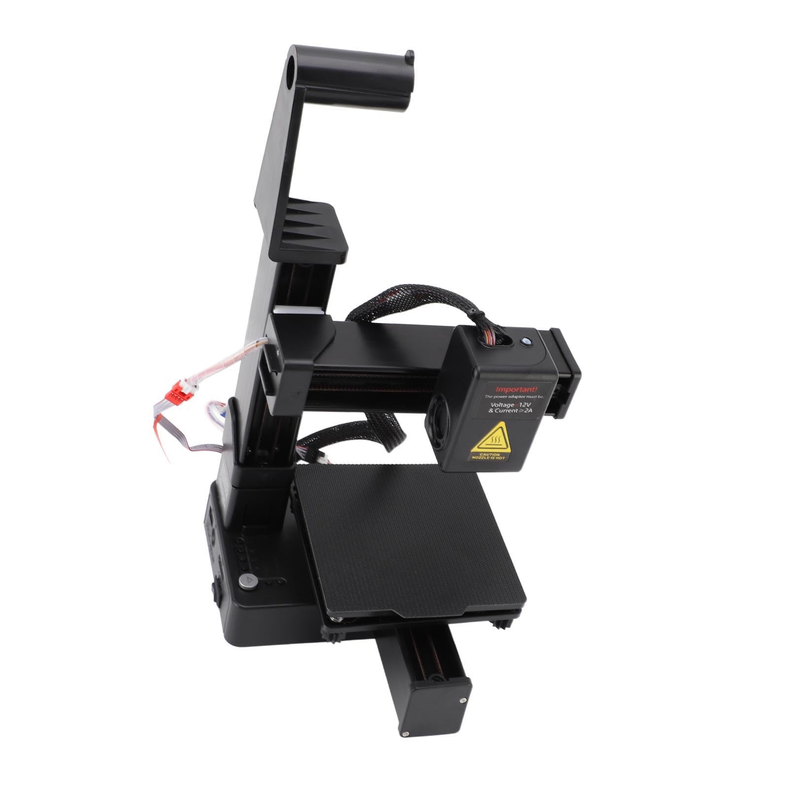 Topiky Stampante 3D Mini, Stampanti 3D Completamente Assemblate per Bambini e Principianti, 40 Mm/s 100x100x100mm Macchina per Stampa 3D Piccoli Supporti per Stampanti 3D 3D Supporto (BLACK)