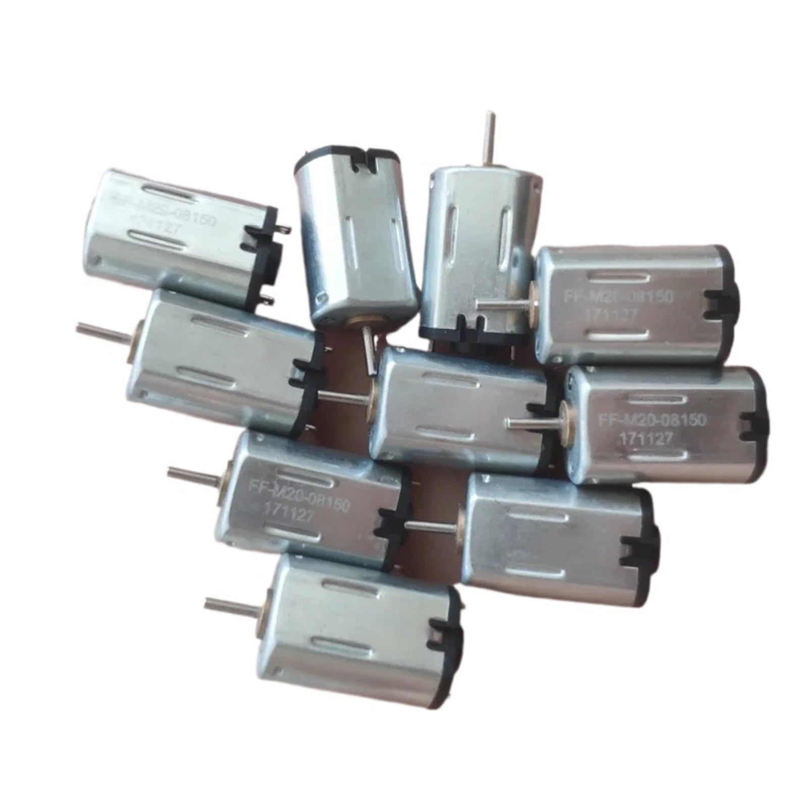 HJNAOKGWHQ 10pcs 8 * 10 * 15mm 1.5V 3V 3.7V M20 DC electronic starter FF-M20-08150 high speed metal brush