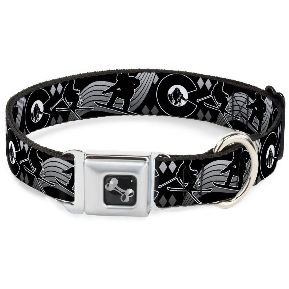Collier pour chien boucle ceinture de sécurité Buckle Down Medium motif Colorado