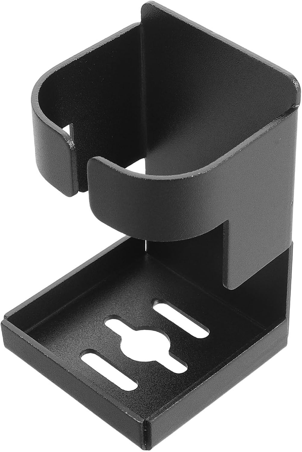 Electric Toothbrush Holder Opening Wall Mounted with Charging Black