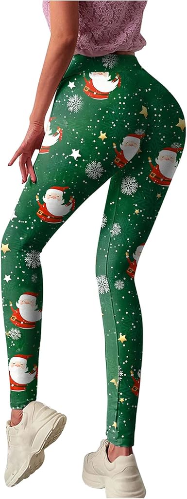 christmas stretch pants