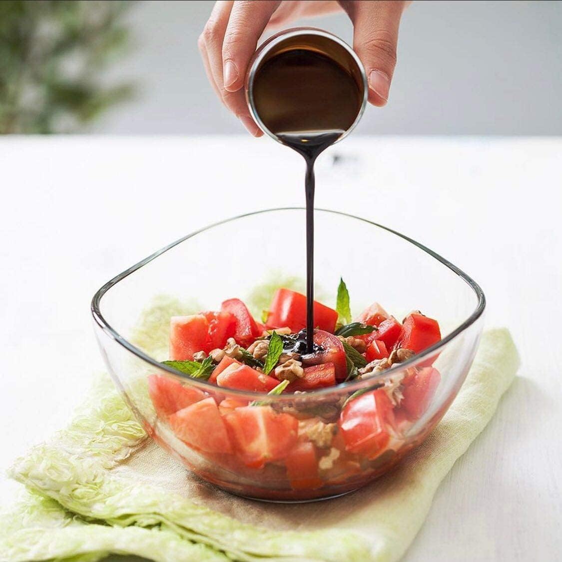 6 ciotole in vetro da 310 ml, insalatiera vetro, coppette dessert, ciotole aperitivo, set aperitivo, ciotole cucina, coppe gelato
