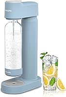Philips ADD4901BLO/37 Sparkling Water Maker - Soda Streaming Machine with 1L Bottle, Compatible 60L CO2 Soda Maker