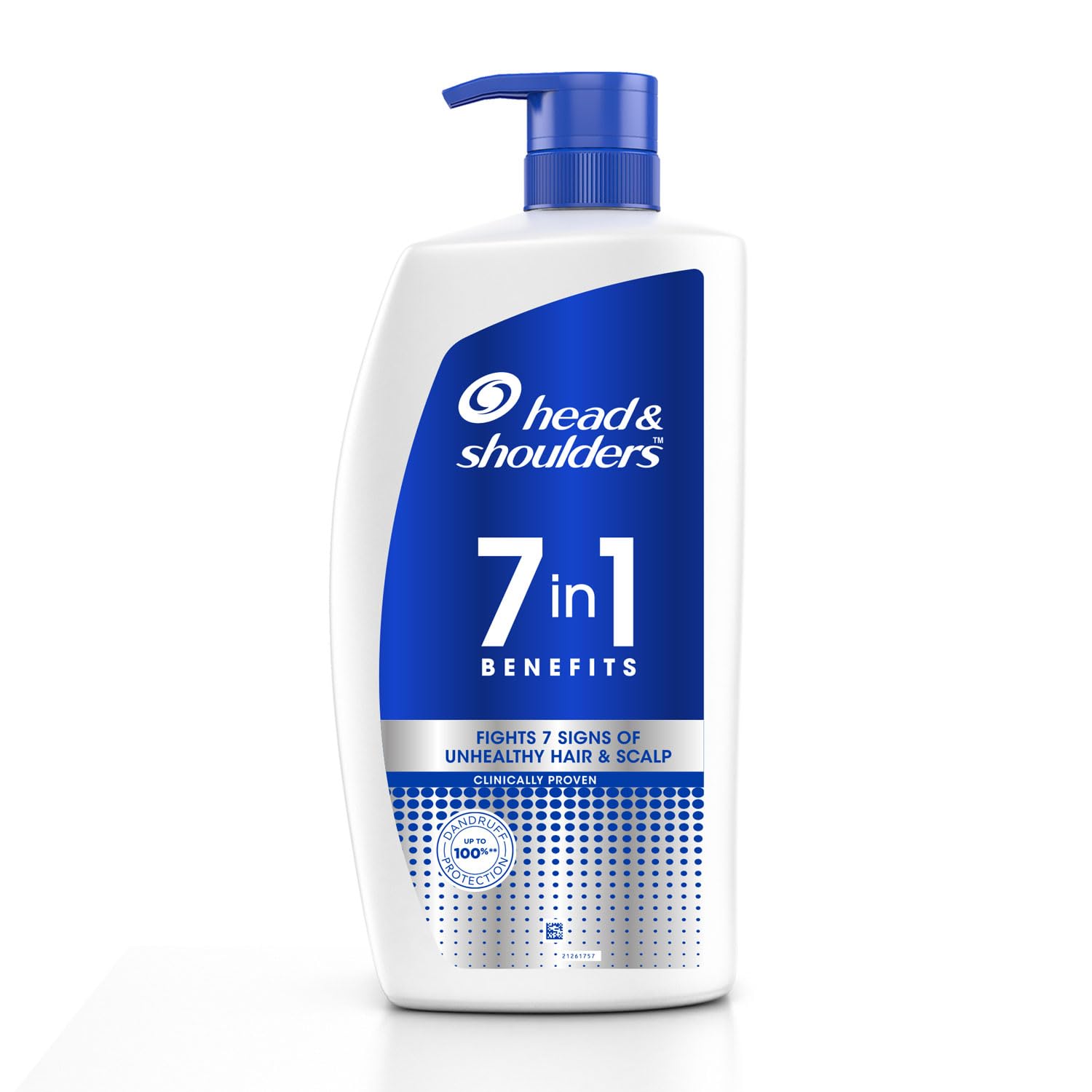 Head & Shoulders 7in1 Anti-dandruff Shampoo | Multi-action formula | Complete Solution for unhealthy scalp | 7 benefits for Men and Women, 1000ml