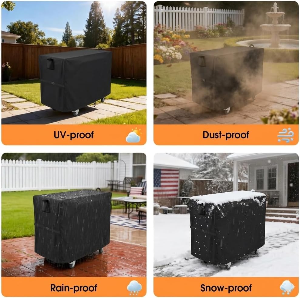 Grill Cover for Charbroil Medallion Series Vista 4 Burner Outdoor Kitchen Griddle, Waterproof Outdoor BBQ Grill Cover - 70 x 23 x 39 Inch