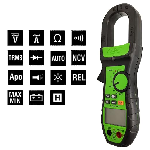 KPS DCM3000 Pinza Amperimétrica True RMS para Voltaje AC/DC y Corriente AC miniatura 2