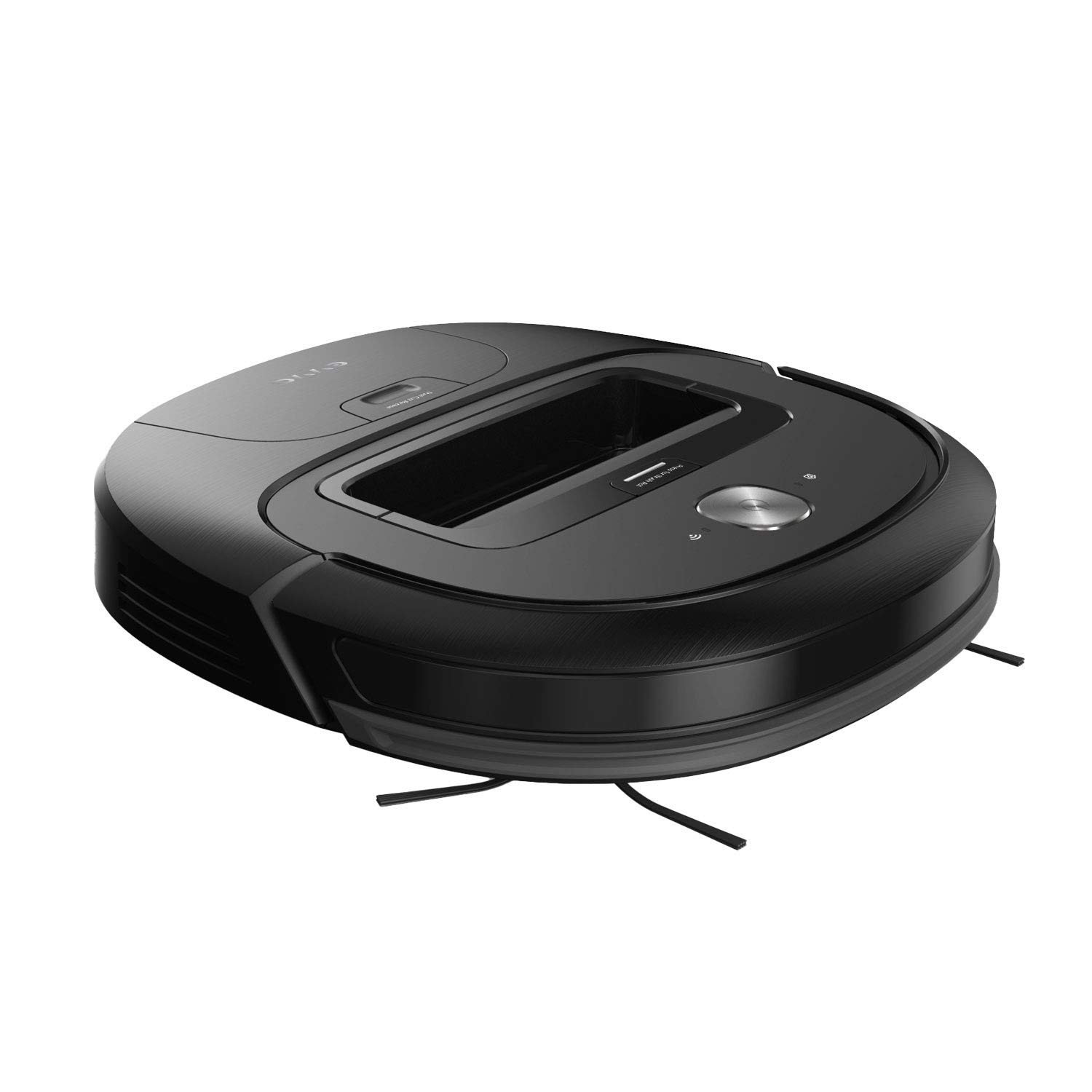 EVVO Robot Aspirador R3-2000Pa, Motor Inverter, 3 Modos de Limpieza, Filtro HEPA, Anti-colisiones y Anti-caída, 0,5 litros.