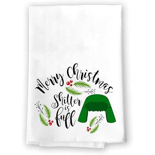 Miniatura 7 de Christmas Decor  Decorative Kitchen and Bath Hand Towels  It's Beginning To Cost A Lot  XMAS Winter Novelty  White Towel Home Holiday Decorations