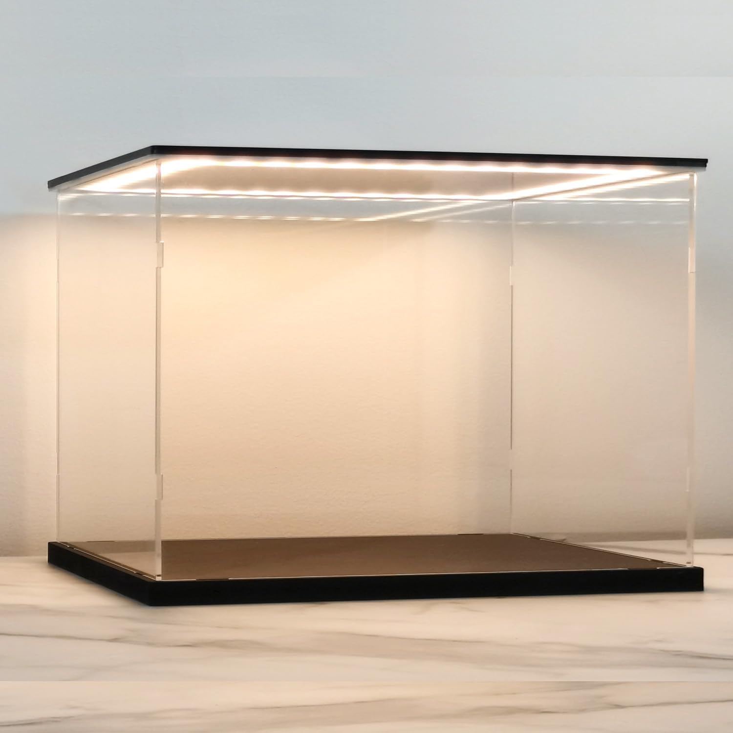 Vetrina Espositiva Teca Plexiglass Acrilico per 21335 Faro elettrico Collezionismo Vetrina Trasparente Grande Vetrina in Acrilico 30 x 30 x 60cm 2MM