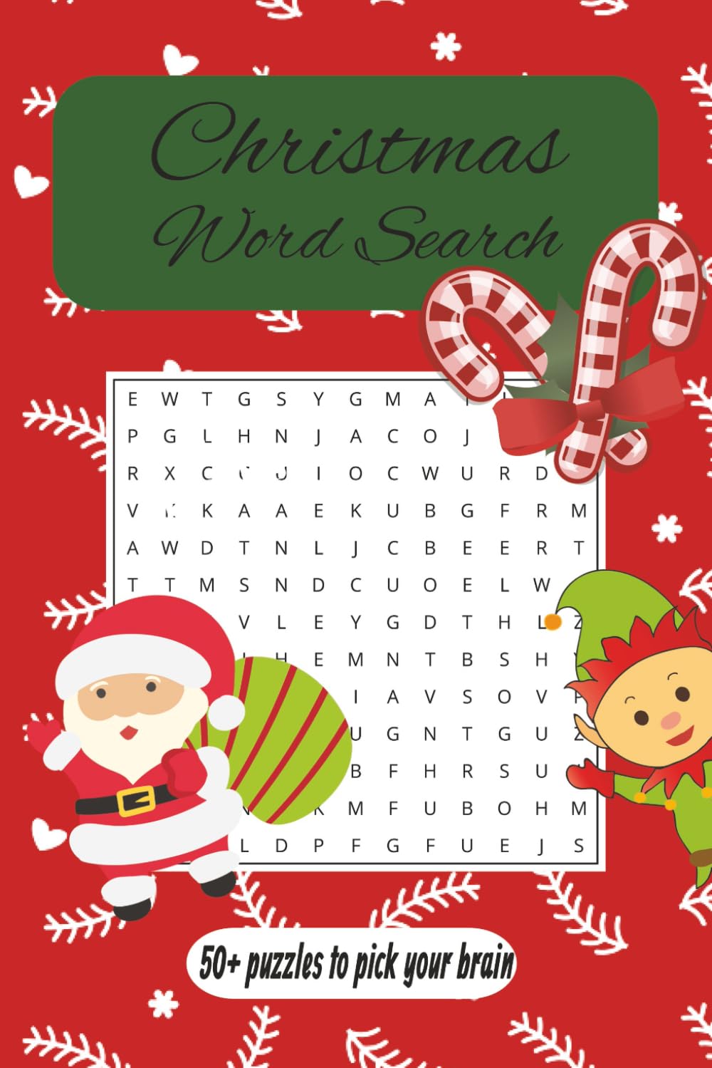 Christmas word search puzzle book: Holiday Word Search, Festive Christmas Word Puzzles, Winter Holiday puzzles | 6x9 inches, 110 pages | 50+ puzzles ... Gift for Vacations, Holidays and Free Time