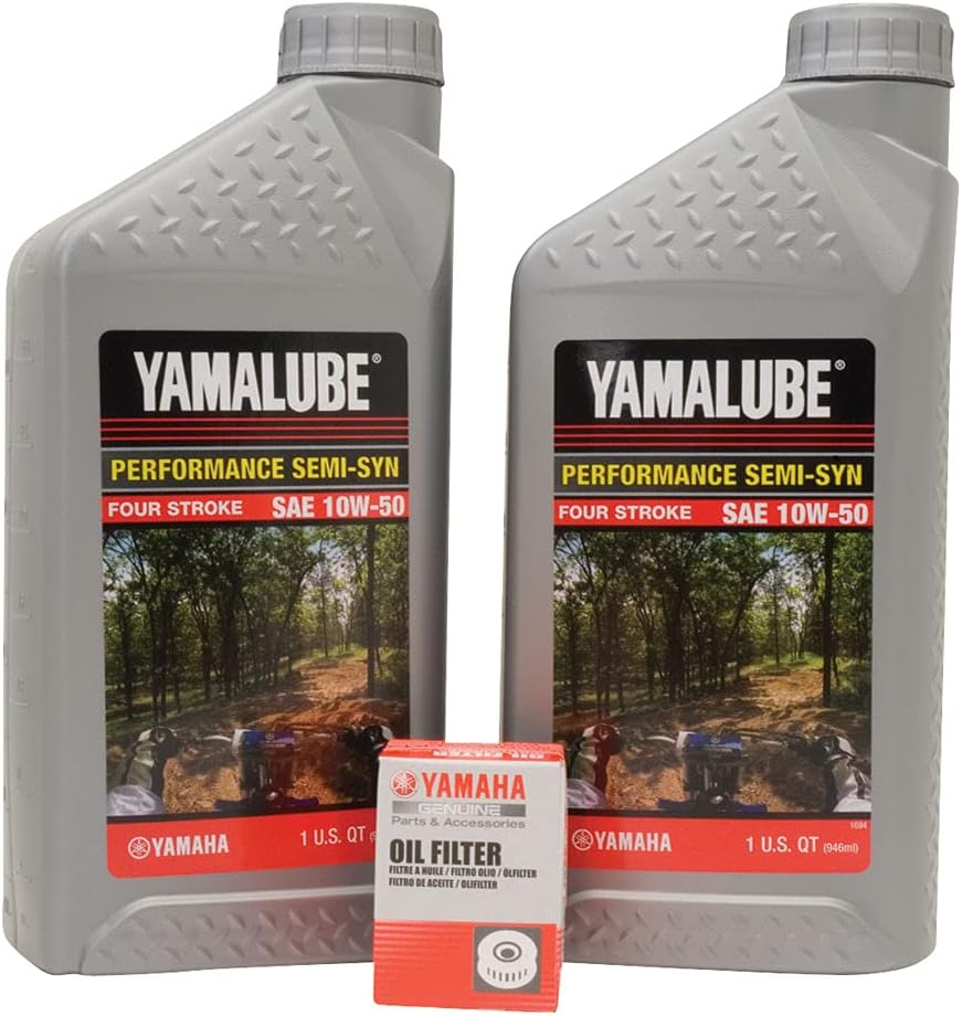 Yamalube Oil Change Kit 10W-50 for Yamaha YZ250F 2014-2018