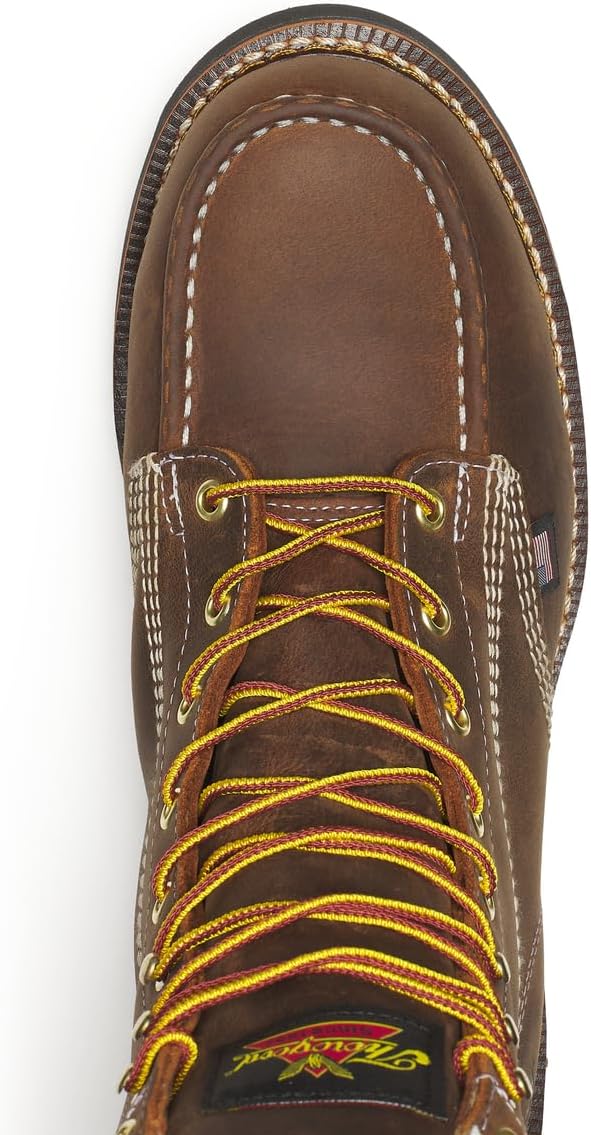 Thorogood Men's American Heritage - 8" Trail Steel Moc Toe Wedge Work Boot