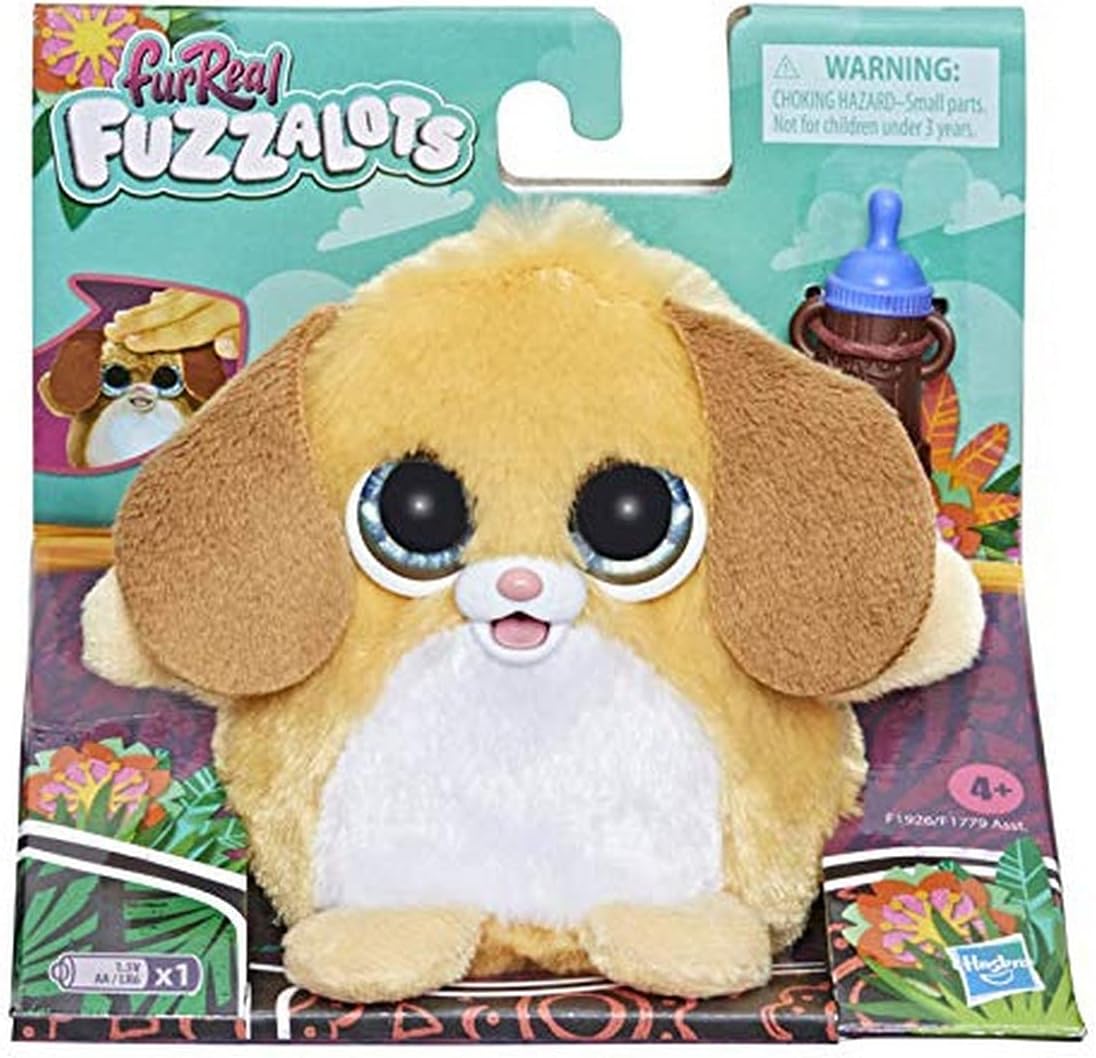 Fuzzalots Puppy Color-Change Interactive Feeding Toy, Lights and Sounds, Ages 4 and up