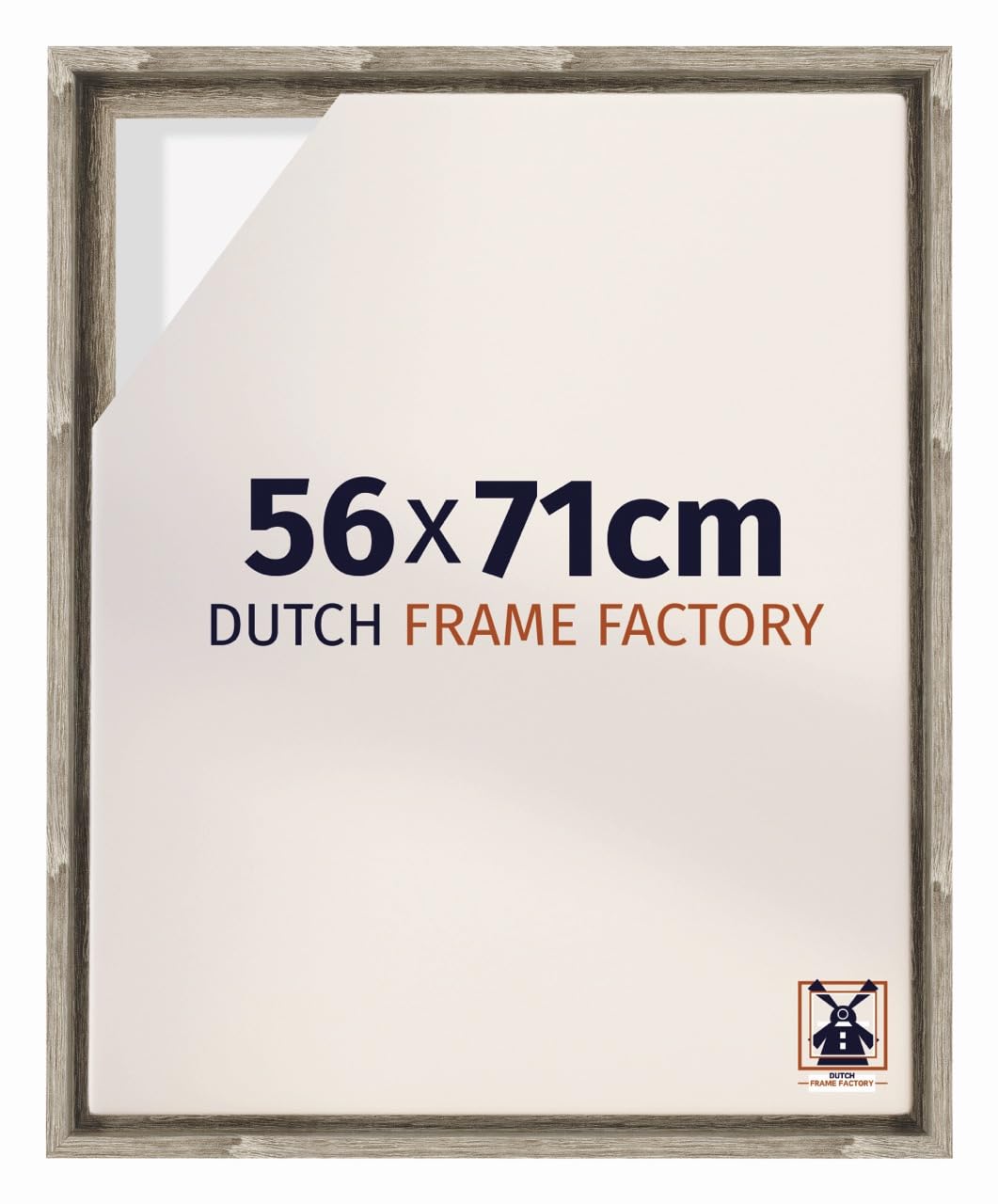 Dutch Frame Factory - Canvas Floating Frame 56x71 - Sonoma Oak - Floating Pictureframe for Canvas Painting - MDF - Lausanne