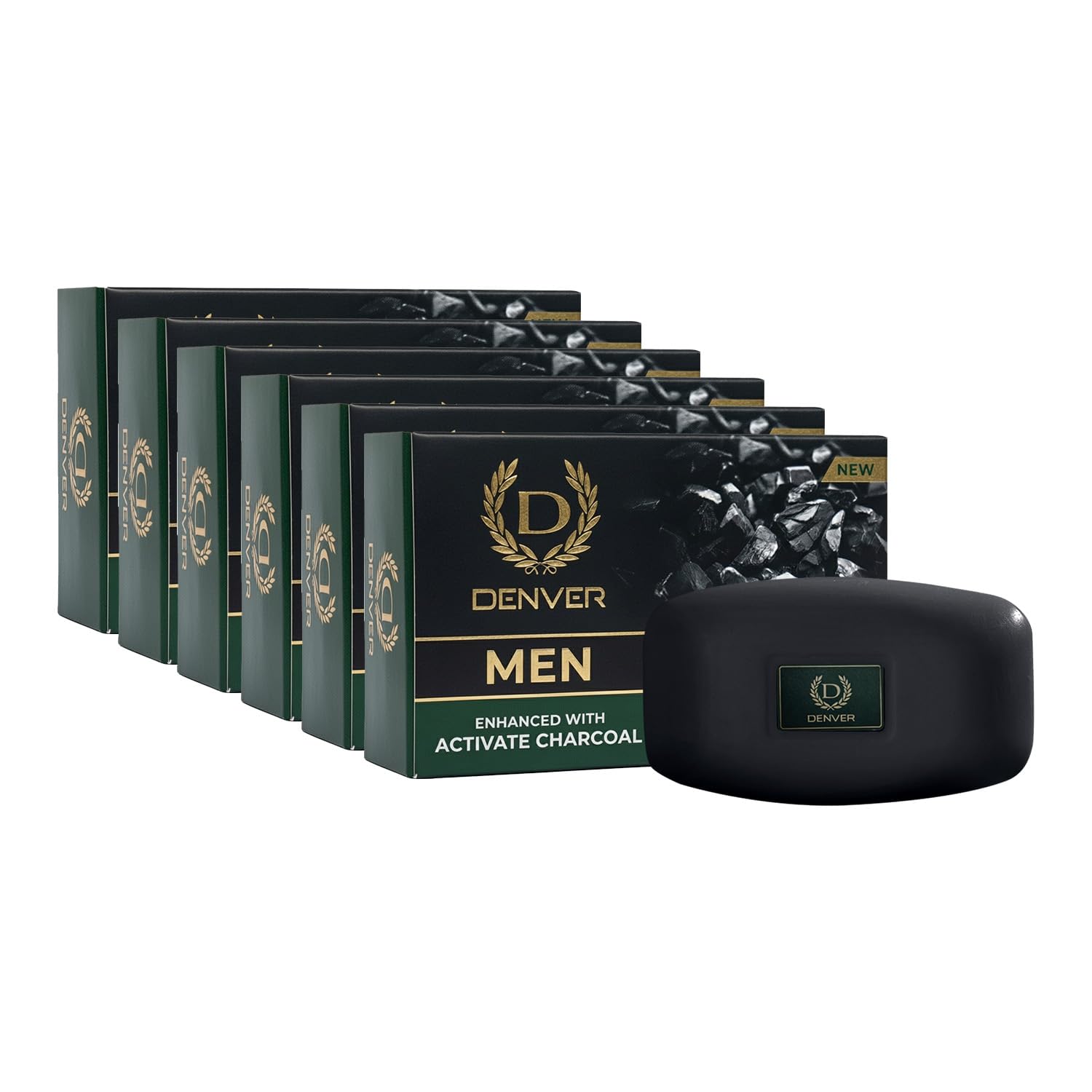 DENVER Detox Body Spa Soap -125GM Each (Pack of 6) | Enriched With Activated Charcoal | Deep Clean Bathing Soap and Anti-pollution Effect-image-4