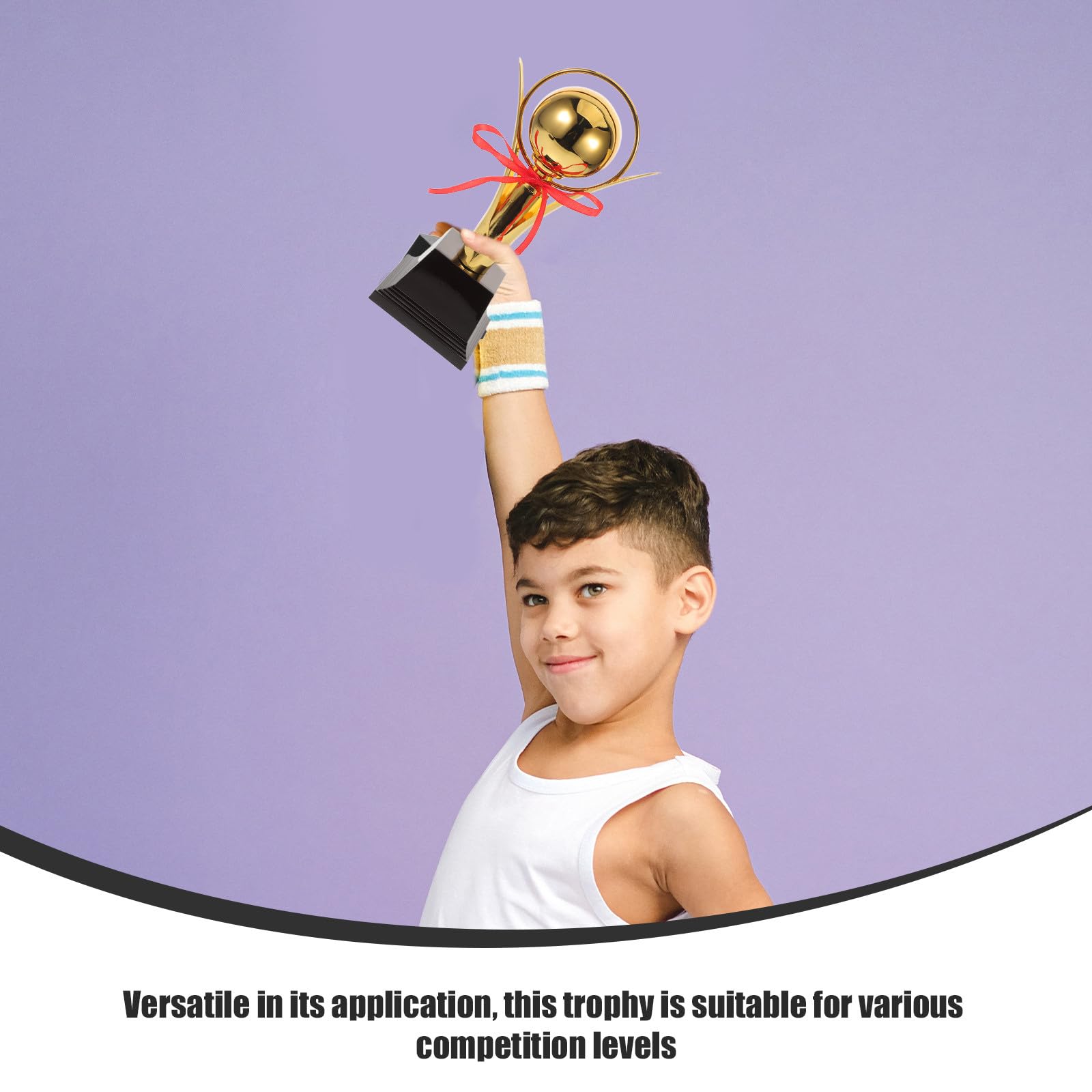 Abaodam Premio Sportivo in Metallo Oro per Gare Giovanili e Tornei | Struttura Metallica, Leggero e Portatile, per Ragazzi e Bambini, Adatto a Competizioni Sportive e Premi Mvp