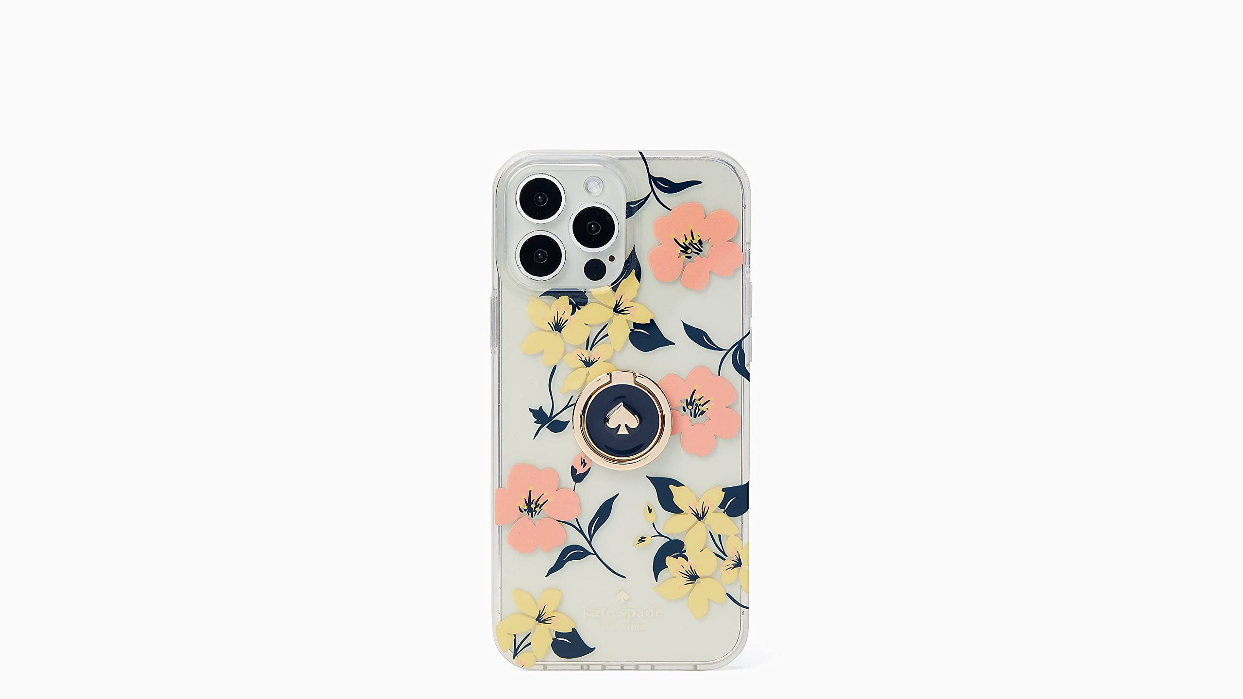 Kate Spade] iPhoneケース 13Pro Max リリーブルーム モバイル