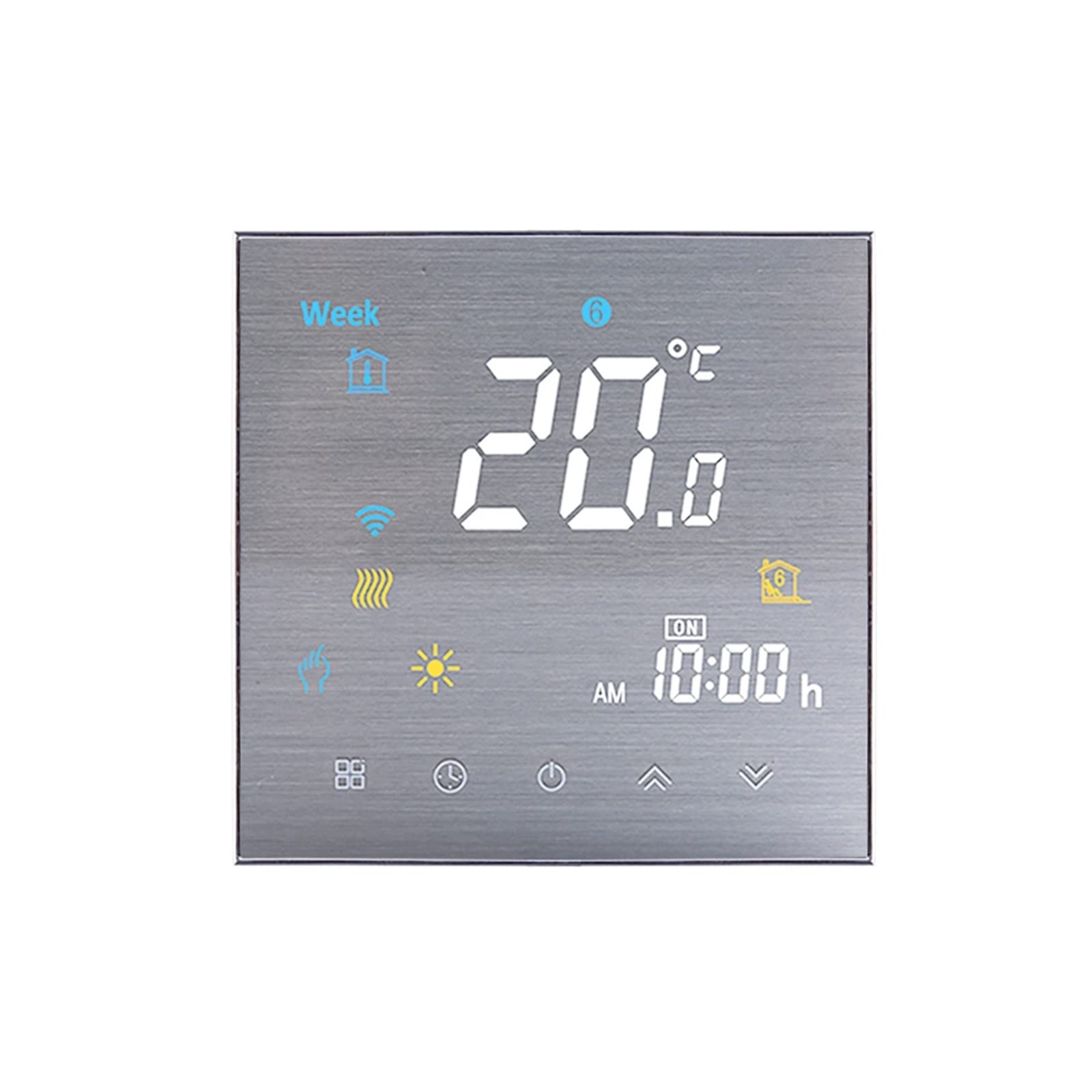 Cyfrowy higrometr termometr wewnętrzny WIFI Smart Thermostat Controller do wody/elektrycznego podłogi/kotła gazowego App Zdalne bezprzewodowe Z wyświetlaczem LCD(3A Water Gas Boiler)