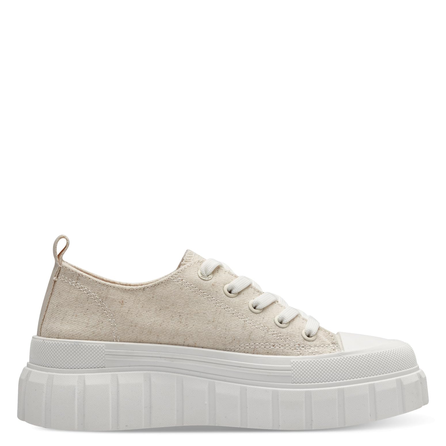 s.Oliver Damen Plateau Sneaker aus Stoff Bequem