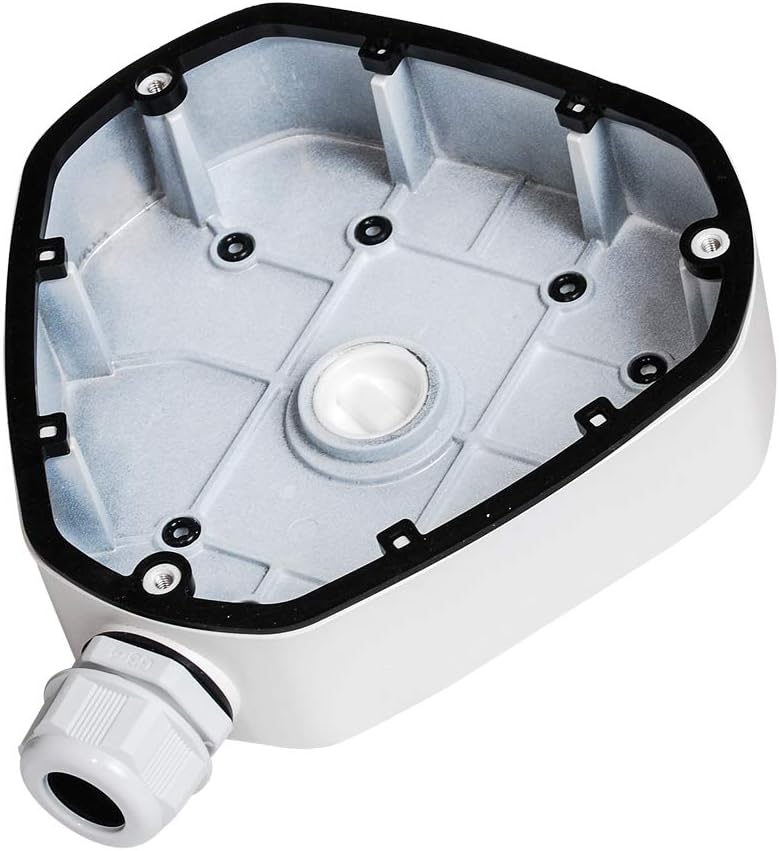 DS-1280ZJ-DM25 Bracket, Wall Mount Bracket, Hide Cable Junction Box, Fisheye Camera Bracket Compatible with Dome Camera DS-2CD6362F-I, DS-2CD6332FWD-I, DS-2CD6362F-IS, S-2CD63C2F-IVS，Indoor