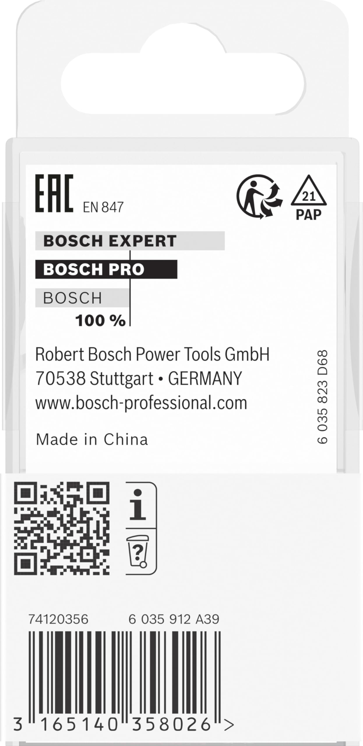 Bosch Professional 2 608 628 341 - Fresas para redondear - 8 mm, R1 8 mm, L 15,2 mm, G 53 mm (pack de 1), Negro, Acero Inoxidable