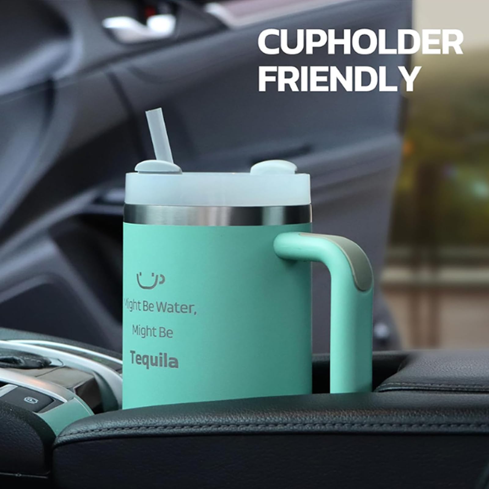 6 Stück Cup Deckel Für 40oz Becher - Auslaufsicher Mit Strohhalm, Schwarz