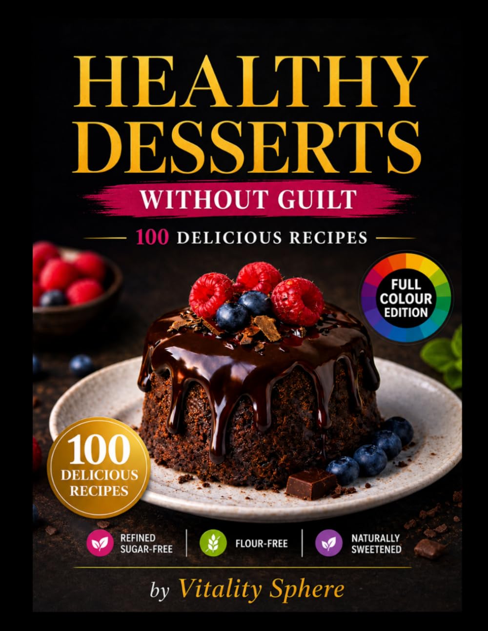 Healthy Desserts Without Guilt: 100 Sugar-Free, Refined Flour-Free Recipes for Delicious, High-Protein & Clean Sweet Treats