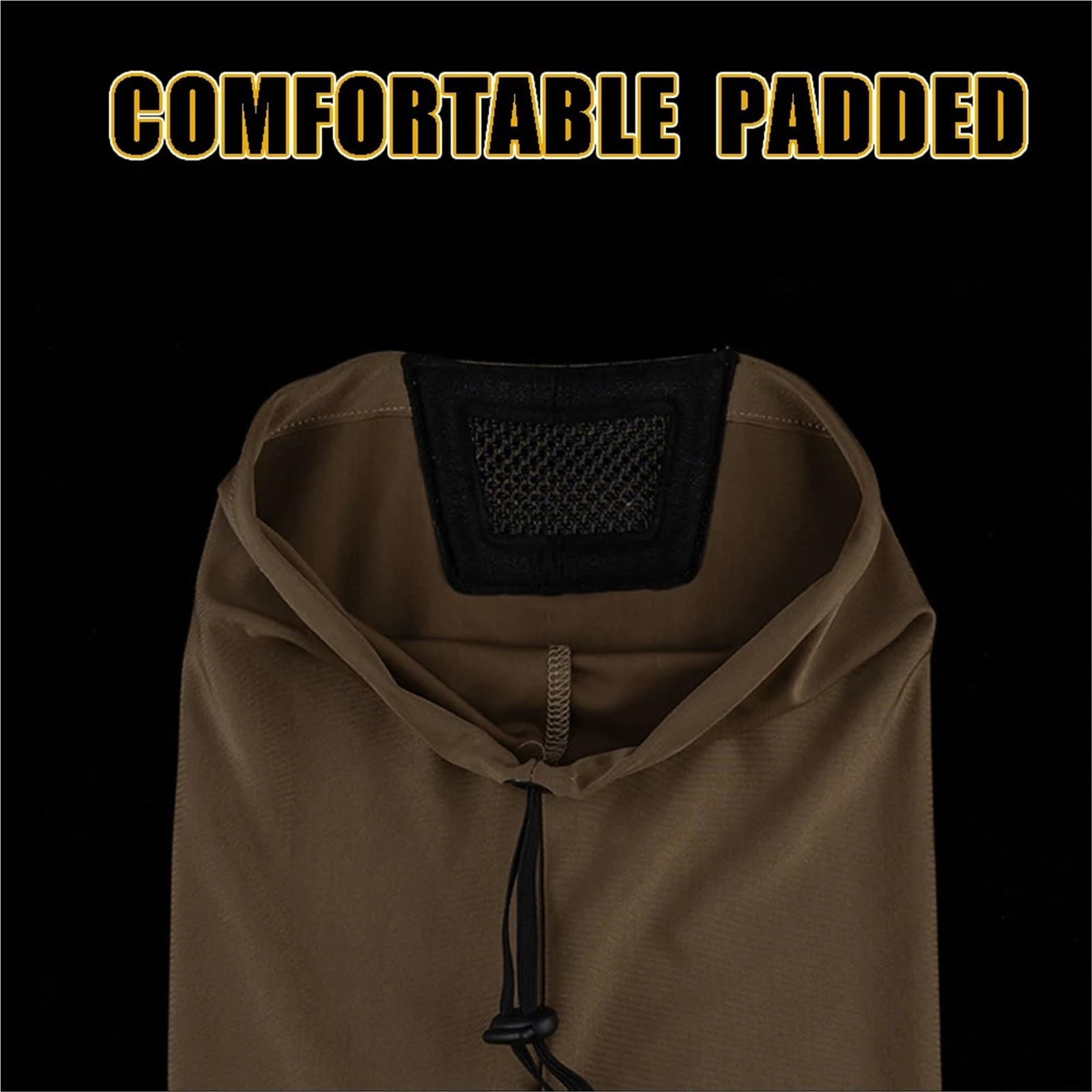 Máscara táctica de malla de acero pasamontañas para airsoft, máscara de media cara con gorro interior acolchado suave estilo ninja para la caza