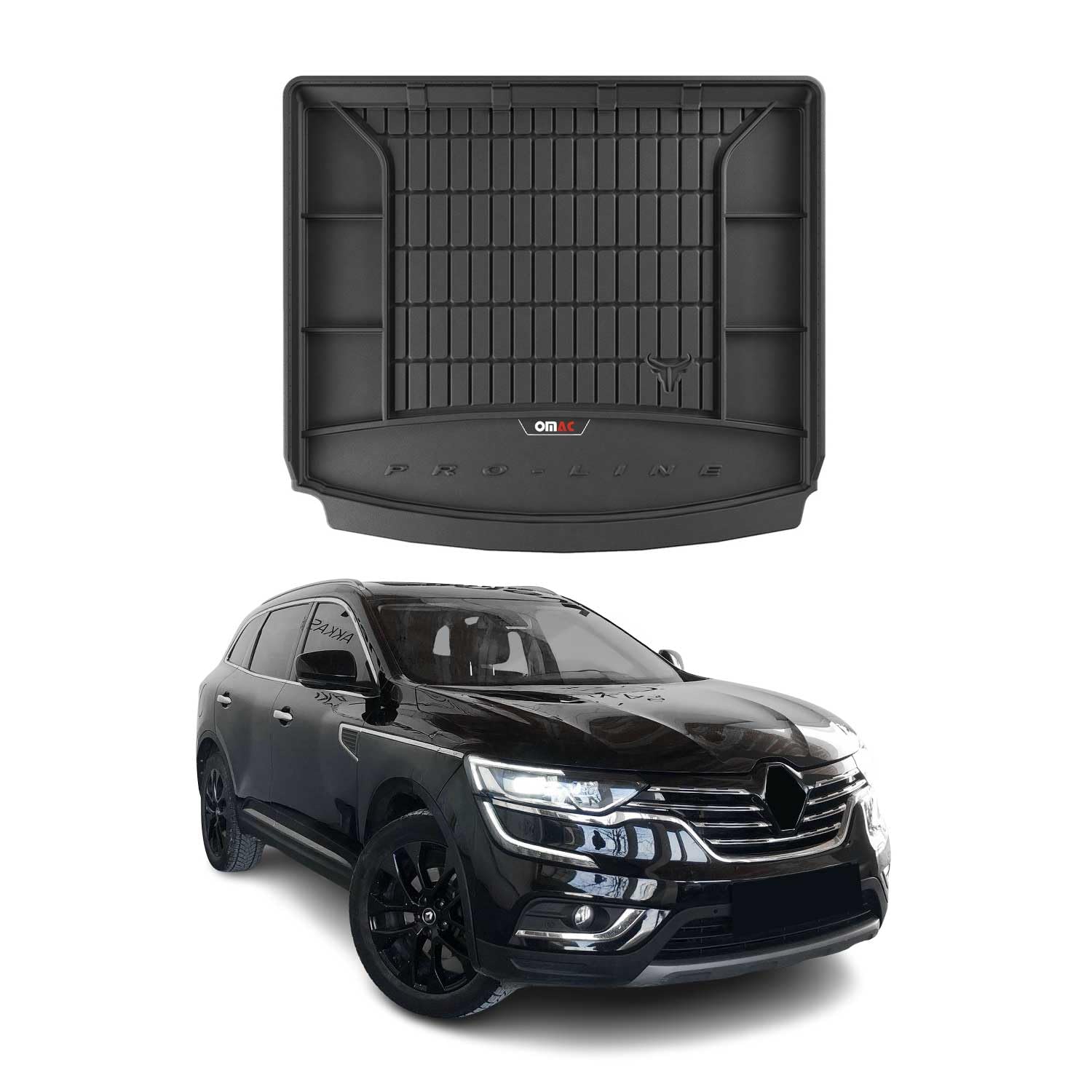 OMAC Guma Mata Bagażnika Pasująca do Renault Koleos II HC 2016-2023 TPE Mata Przestrzeni Ładunkowej