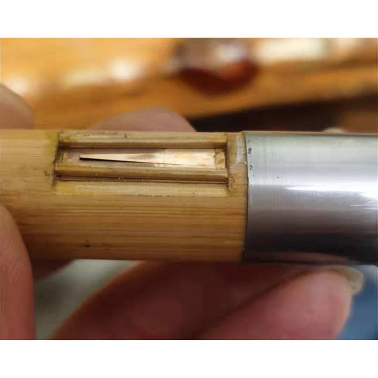 Tradycyjny Chiński Hulusi Anti-fall Hulusi C-tone B-flat G/F-tone Narodowy Instrument Muzyczny Początkujący Siedmiodołkowy Hulusi(G)