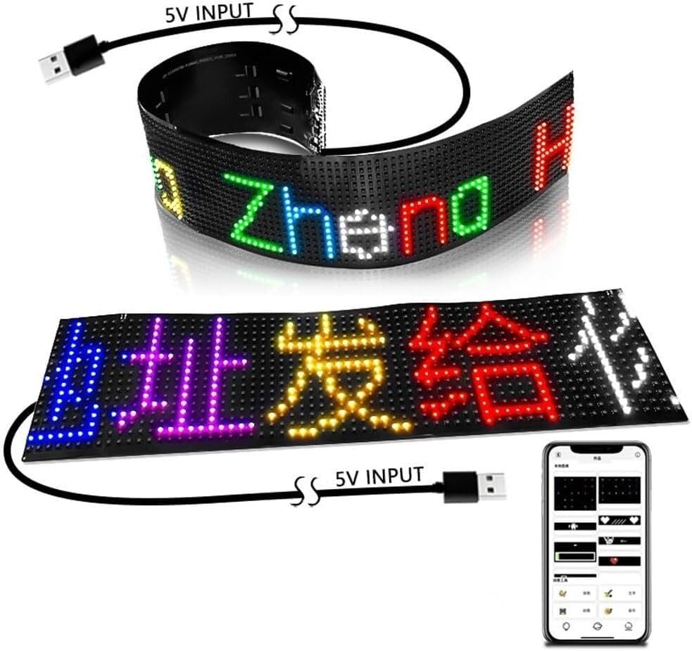 Snapklik.com : Full Color LED Car Logo, Programmable Car LED Signage ...