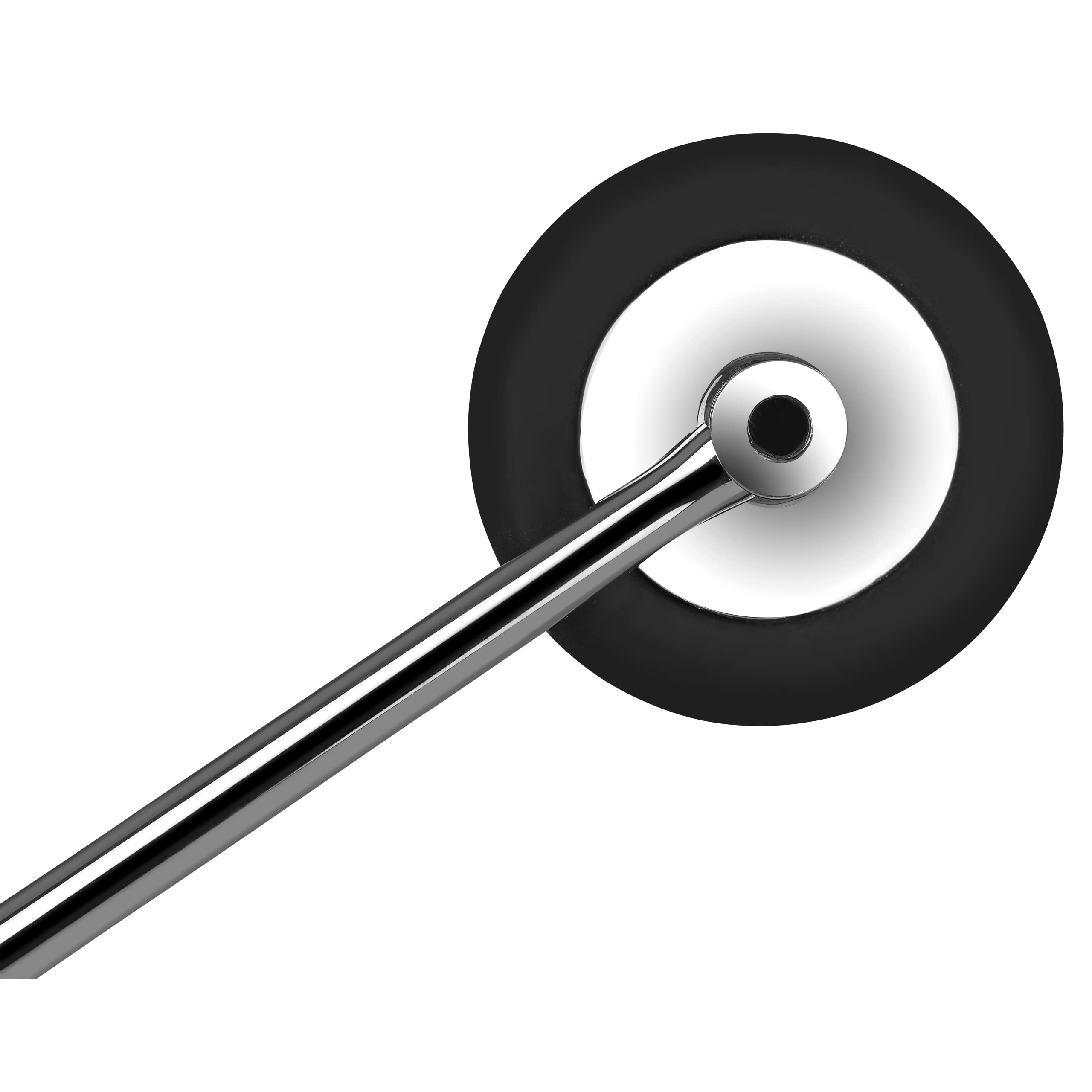 Reflexhammer nach Babinsky mit rundem Kopf und Nadel - 150 g schwer - verchromter rostfreier Edelstahl