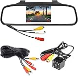 Wried Kit telecamera di retromarcia 4.3 pollici TFT LCD Car Rear View Monitor 4LEDs Impermeabile Visione Notturna Reverse Backup telecamera posteriore