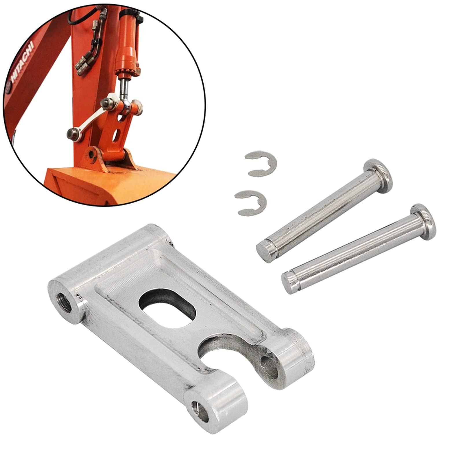 Idraulico, Escavator Bucket H Frame Metal CNC. for RC. Escavatore idraulico Supporto Braccio H Link Parts,Strumenti Idraulici