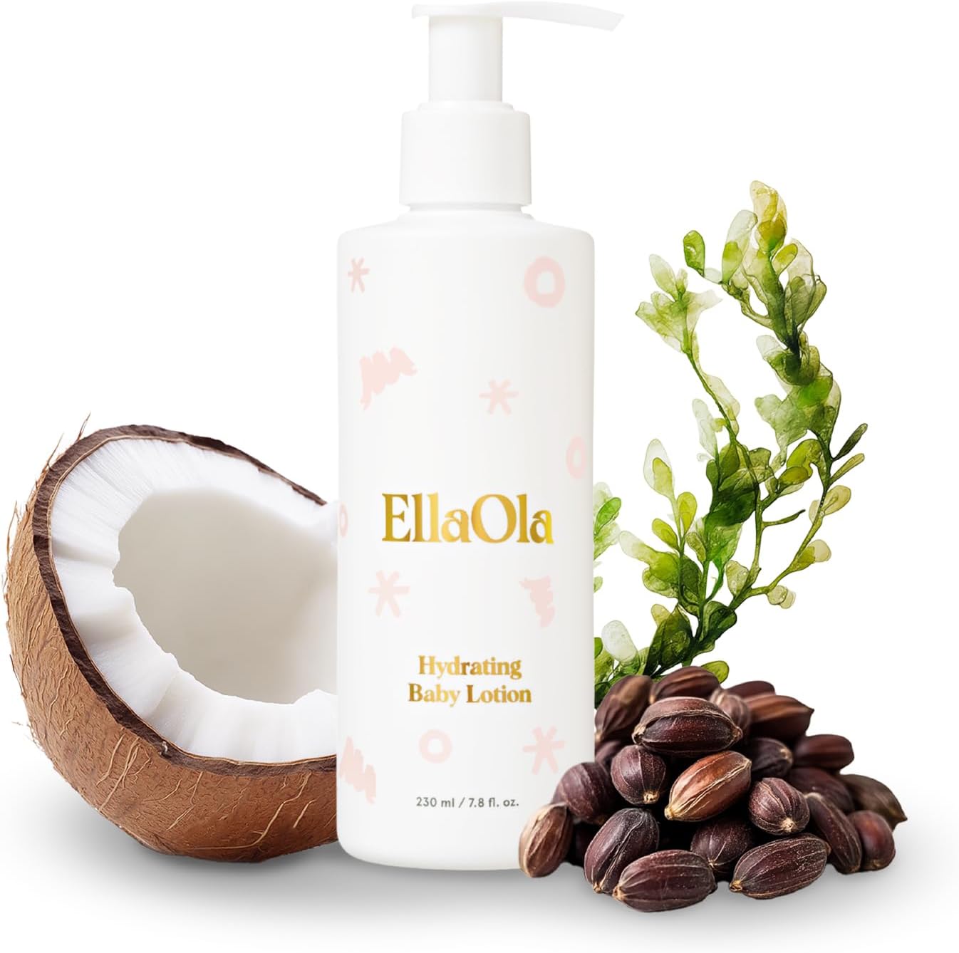 Hydrating Baby Lotion | Non-Toxic, Organic and Plant-based Ingredients | Baby Essentials I Fragrance-Free | 7.8 fl. oz.