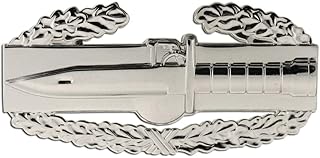 Combat Action Army Badge Full Size With Mirror Finish