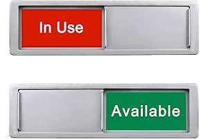 Premium Available or In Use Door Sign