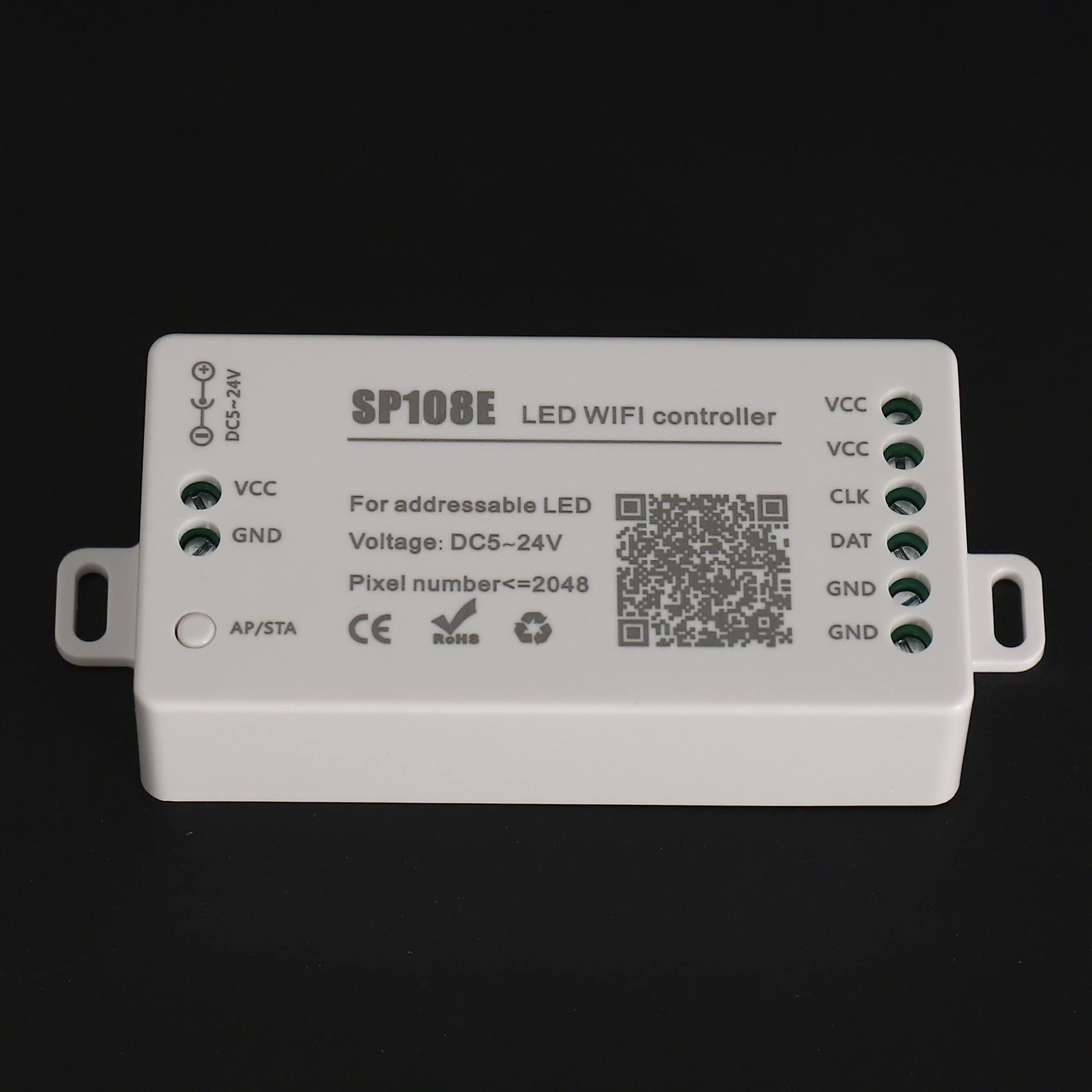 SP108E LED WiFi Controller WS2812B WS2813 Etc Modulo Luce Intelligente APP Controllo Wireless iOS 10/Android 4.4 DC5-24V